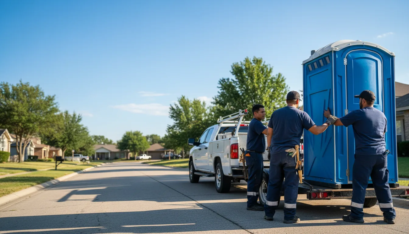Portable Toilet Rental in Fishers Landing, NY near me